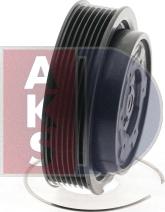 AKS Dasis 855019N - Magnetic Clutch, air conditioner compressor autospares.lv