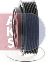 AKS Dasis 855019N - Magnetic Clutch, air conditioner compressor autospares.lv