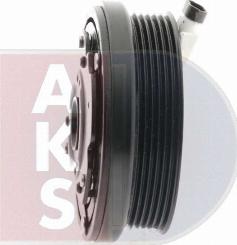 AKS Dasis 855016N - Magnetic Clutch, air conditioner compressor autospares.lv