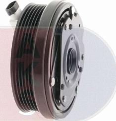 AKS Dasis 855016N - Magnetic Clutch, air conditioner compressor autospares.lv