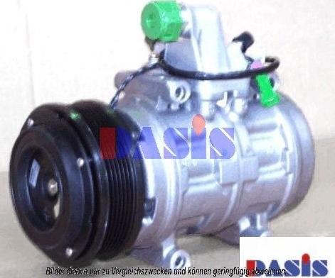 AKS Dasis 850900N - Compressor, air conditioning autospares.lv