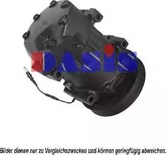 AKS Dasis 850924N - Compressor, air conditioning autospares.lv