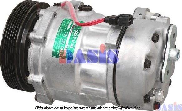 AKS Dasis 850977N - Compressor, air conditioning autospares.lv