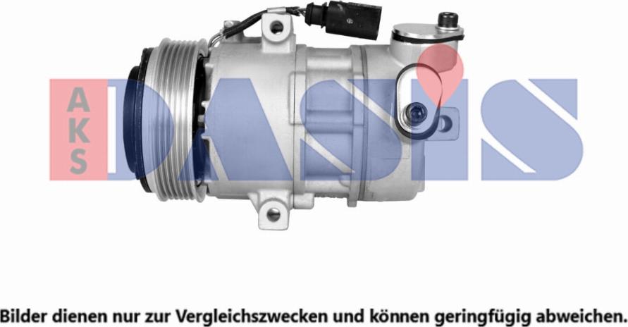 AKS Dasis 850458N - Compressor, air conditioning autospares.lv