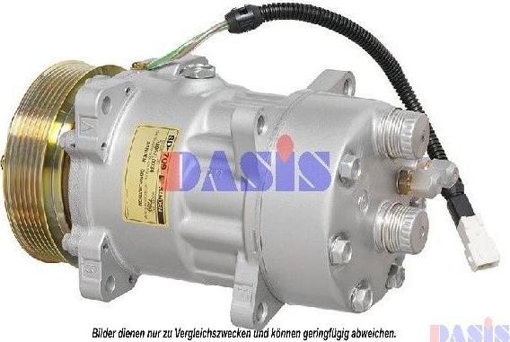 AKS Dasis 850485N - Compressor, air conditioning autospares.lv