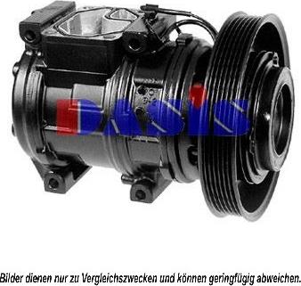 AKS Dasis 850433N - Compressor, air conditioning autospares.lv