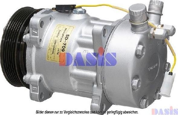 AKS Dasis 850590N - Compressor, air conditioning autospares.lv