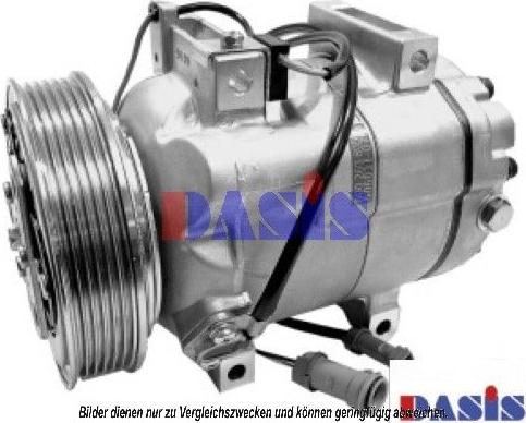 AKS Dasis 850555N - Compressor, air conditioning autospares.lv