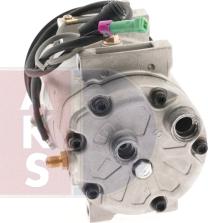 AKS Dasis 850555N - Compressor, air conditioning autospares.lv