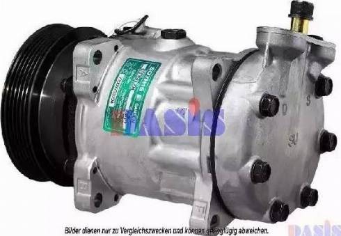 AKS Dasis 850505N - Compressor, air conditioning autospares.lv