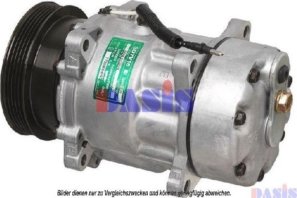 AKS Dasis 850502N - Compressor, air conditioning autospares.lv