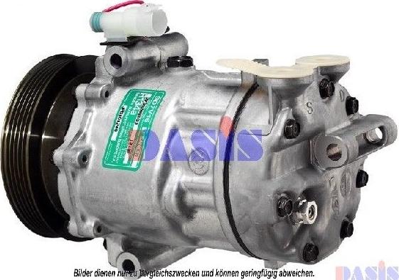 AKS Dasis 850511N - Compressor, air conditioning autospares.lv