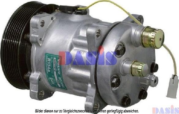 AKS Dasis 850586N - Compressor, air conditioning autospares.lv