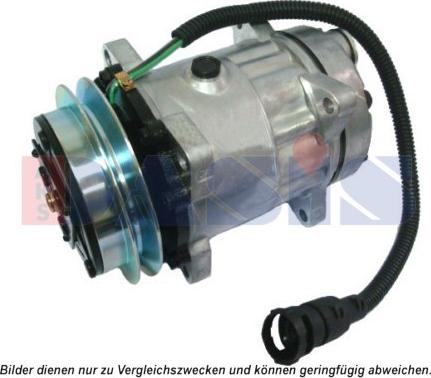 AKS Dasis 850658N - Compressor, air conditioning autospares.lv