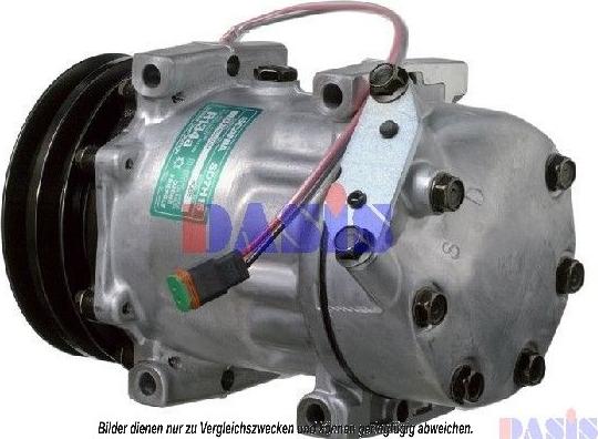 AKS Dasis 850657N - Compressor, air conditioning autospares.lv