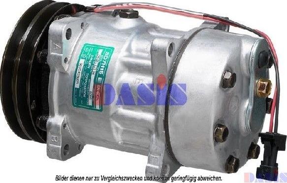 AKS Dasis 850663N - Compressor, air conditioning autospares.lv