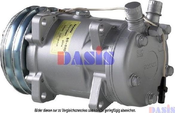 AKS Dasis 850608N - Compressor, air conditioning autospares.lv