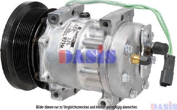 AKS Dasis 850617N - Compressor, air conditioning autospares.lv