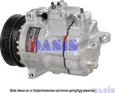 AKS Dasis 850675N - Compressor, air conditioning autospares.lv