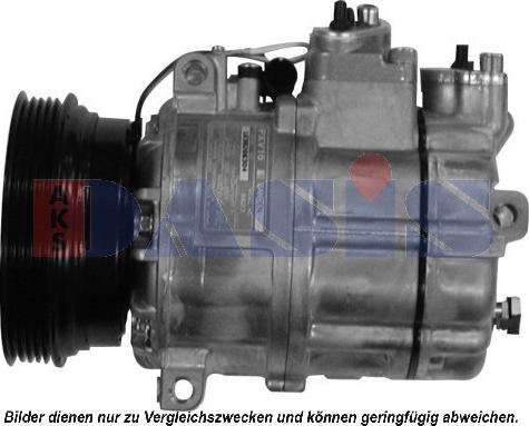 AKS Dasis 850677N - Compressor, air conditioning autospares.lv