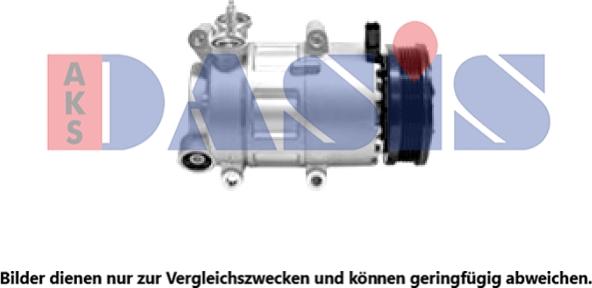 AKS Dasis 850096N - Compressor, air conditioning autospares.lv