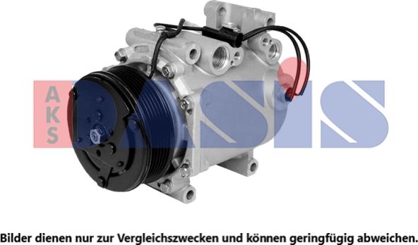 AKS Dasis 850062N - Compressor, air conditioning autospares.lv