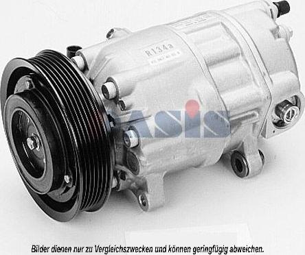 AKS Dasis 850006N - Compressor, air conditioning autospares.lv