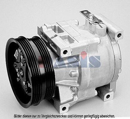 AKS Dasis 850007N - Compressor, air conditioning autospares.lv