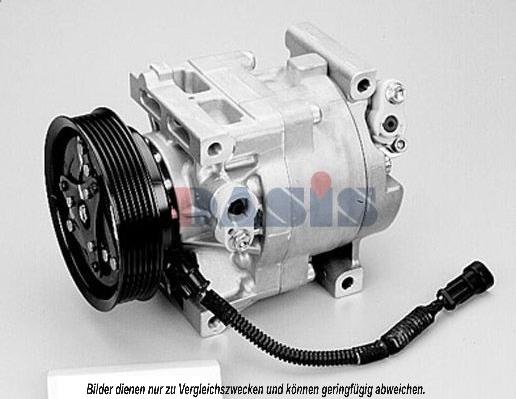 AKS Dasis 850011N - Compressor, air conditioning autospares.lv