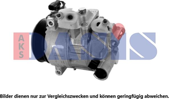 AKS Dasis 850027N - Compressor, air conditioning autospares.lv
