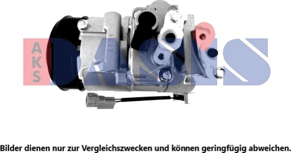 AKS Dasis 850190N - Compressor, air conditioning autospares.lv