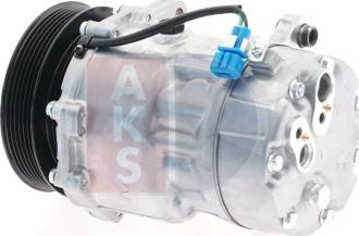 AKS Dasis 850140N - Compressor, air conditioning autospares.lv