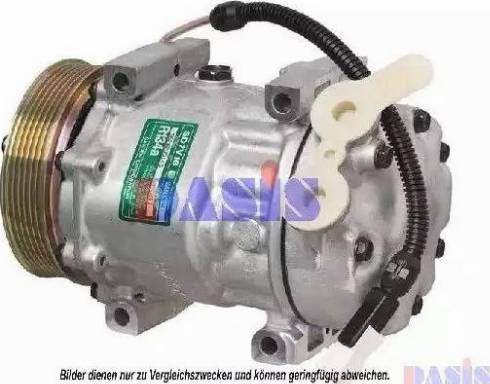 AKS Dasis 850170N - Compressor, air conditioning autospares.lv