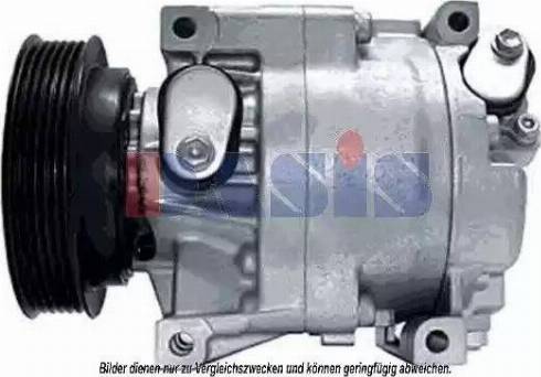 AKS Dasis 850864N - Compressor, air conditioning autospares.lv