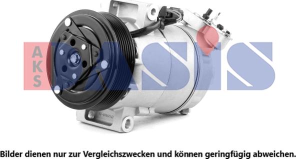 AKS Dasis 850396N - Compressor, air conditioning autospares.lv