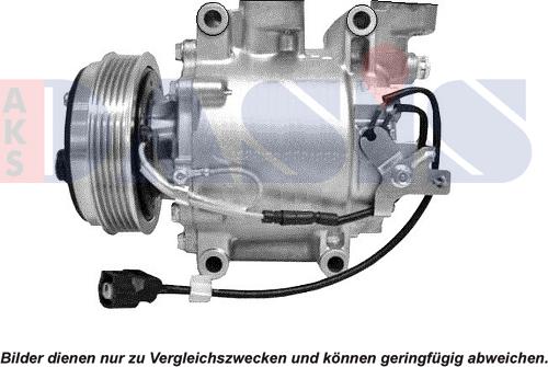 AKS Dasis 850334N - Compressor, air conditioning autospares.lv