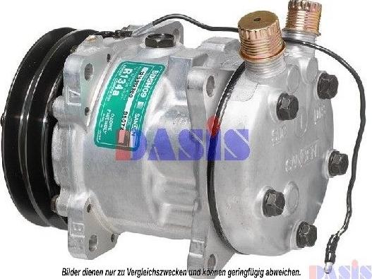 AKS Dasis 850296N - Compressor, air conditioning autospares.lv