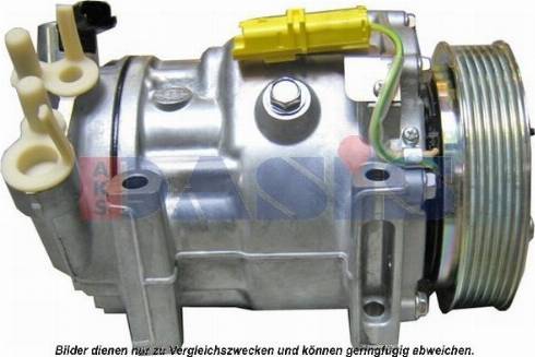 AKS Dasis 850280N - Compressor, air conditioning autospares.lv