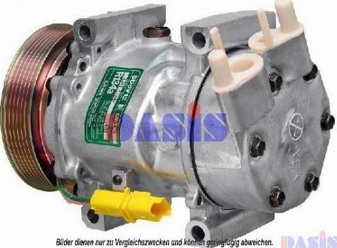 AKS Dasis 850237N - Compressor, air conditioning autospares.lv