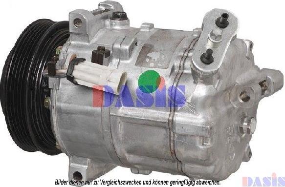 AKS Dasis 850712N - Compressor, air conditioning autospares.lv