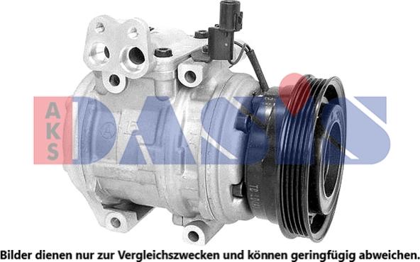 AKS Dasis 851955N - Compressor, air conditioning autospares.lv