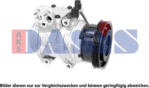 AKS Dasis 851953N - Compressor, air conditioning autospares.lv