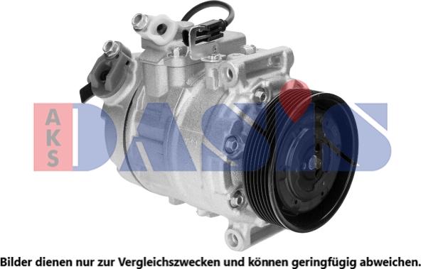 AKS Dasis 851906N - Compressor, air conditioning autospares.lv