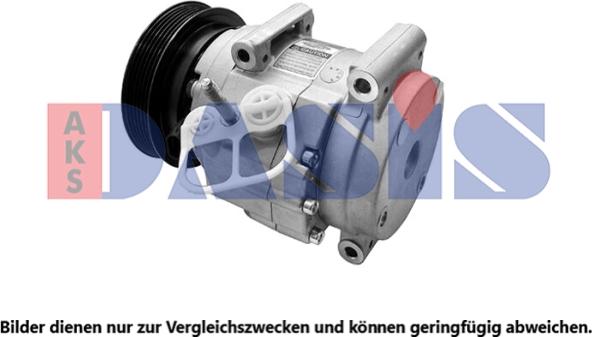 AKS Dasis 851919N - Compressor, air conditioning autospares.lv