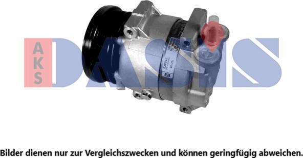 AKS Dasis 851929N - Compressor, air conditioning autospares.lv