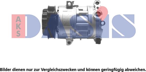 AKS Dasis 851976N - Compressor, air conditioning autospares.lv