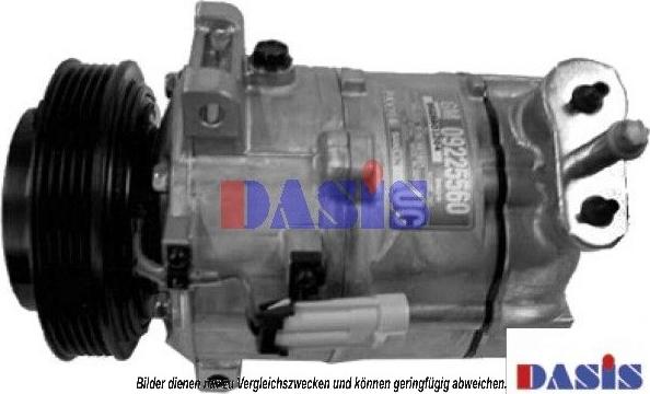 AKS Dasis 851447N - Compressor, air conditioning autospares.lv