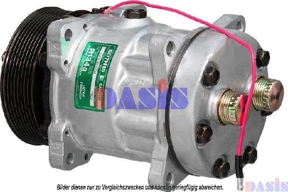 AKS Dasis 851487N - Compressor, air conditioning autospares.lv