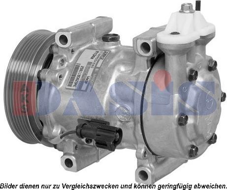 AKS Dasis 851429N - Compressor, air conditioning autospares.lv