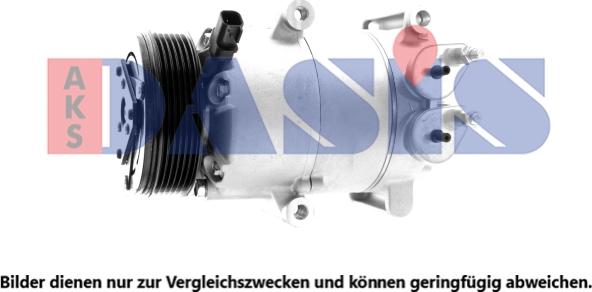 AKS Dasis 851540N - Compressor, air conditioning autospares.lv